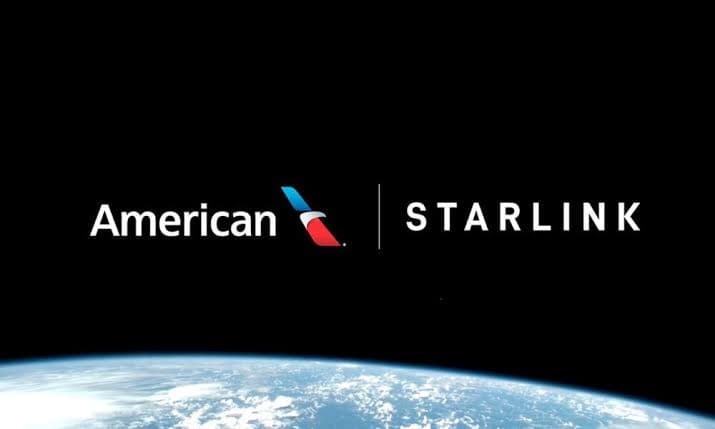 American Airlines conectará más de 1,000 aeronaves con internet satelital Starlink de ultra alta velocidad.