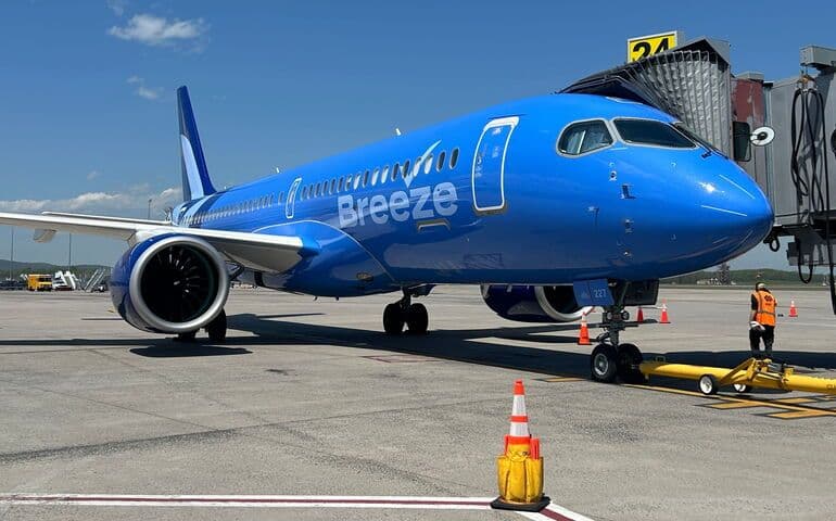 Breeze Airways conectará Tampa y Santo Domingo con dos vuelos semanales ininterrumpidos a partir de junio de 2027.